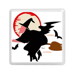 Bat Broom Broomstick Memory Card Reader (square) by 99art