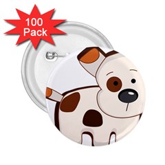 Animation-dog-cute-cartoon-drawing 2 25  Buttons (100 Pack)  by 99art