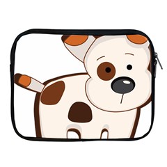 Animation-dog-cute-cartoon-drawing Apple Ipad 2/3/4 Zipper Cases by 99art