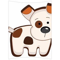 Animation-dog-cute-cartoon-drawing Back Support Cushion by 99art