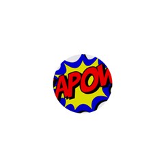 Kapow-comic-comic-book-fight 1  Mini Magnets by 99art