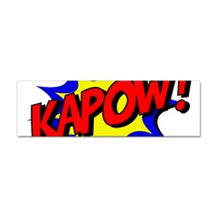 Kapow-comic-comic-book-fight Sticker (bumper) by 99art