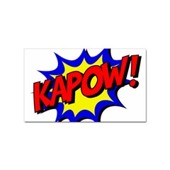 Kapow-comic-comic-book-fight Sticker Rectangular (10 Pack) by 99art