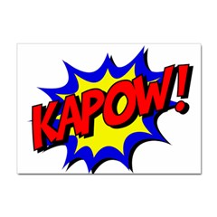 Kapow-comic-comic-book-fight Sticker A4 (100 Pack) by 99art