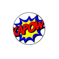 Kapow-comic-comic-book-fight Hat Clip Ball Marker by 99art