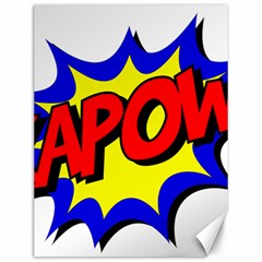 Kapow-comic-comic-book-fight Canvas 12  X 16  by 99art