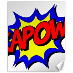 Kapow-comic-comic-book-fight Canvas 16  X 20  by 99art