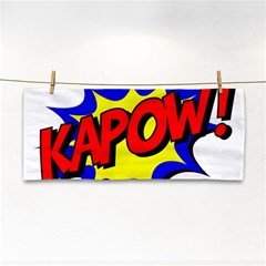 Kapow-comic-comic-book-fight Hand Towel