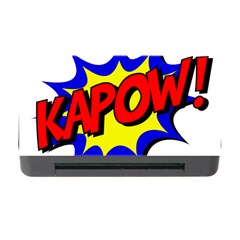 Kapow-comic-comic-book-fight Memory Card Reader With Cf by 99art