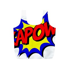 Kapow-comic-comic-book-fight Full Print Recycle Bag (s) by 99art