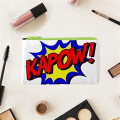 Kapow-comic-comic-book-fight Cosmetic Bag (xs) by 99art