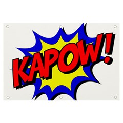 Kapow-comic-comic-book-fight Banner And Sign 6  X 4  by 99art