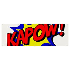 Kapow-comic-comic-book-fight Banner And Sign 12  X 4  by 99art