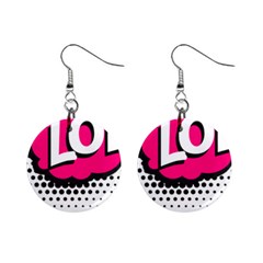 Lol-acronym-laugh-out-loud-laughing Mini Button Earrings