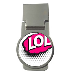 Lol-acronym-laugh-out-loud-laughing Money Clips (Round) 