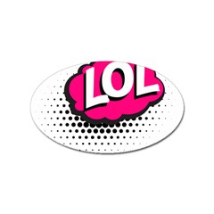 Lol-acronym-laugh-out-loud-laughing Sticker (Oval)