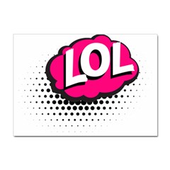 Lol-acronym-laugh-out-loud-laughing Sticker A4 (100 pack)