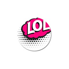 Lol-acronym-laugh-out-loud-laughing Golf Ball Marker (4 Pack) by 99art