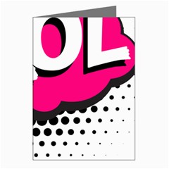 Lol-acronym-laugh-out-loud-laughing Greeting Cards (pkg Of 8) by 99art