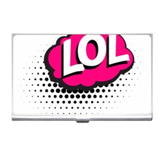 Lol-acronym-laugh-out-loud-laughing Business Card Holder