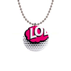 Lol-acronym-laugh-out-loud-laughing 1  Button Necklace