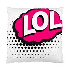 Lol-acronym-laugh-out-loud-laughing Standard Cushion Case (Two Sides)