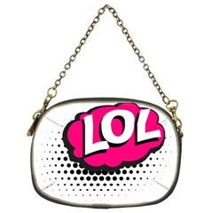 Lol-acronym-laugh-out-loud-laughing Chain Purse (Two Sides)