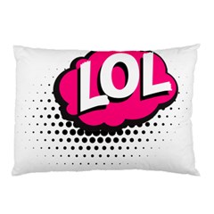 Lol-acronym-laugh-out-loud-laughing Pillow Case by 99art