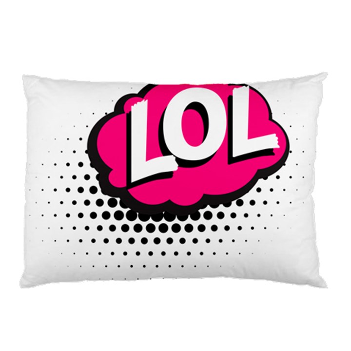 Lol-acronym-laugh-out-loud-laughing Pillow Case