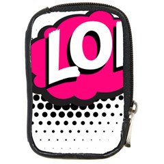 Lol-acronym-laugh-out-loud-laughing Compact Camera Leather Case