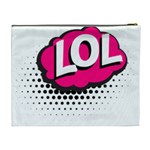 Lol-acronym-laugh-out-loud-laughing Cosmetic Bag (XL) Back