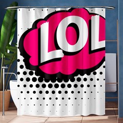 Lol-acronym-laugh-out-loud-laughing Shower Curtain 60  x 72  (Medium) 