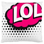 Lol-acronym-laugh-out-loud-laughing Large Cushion Case (Two Sides) Front