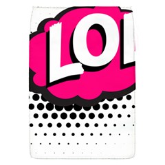 Lol-acronym-laugh-out-loud-laughing Removable Flap Cover (S)