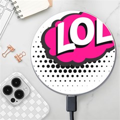 Lol-acronym-laugh-out-loud-laughing Wireless Fast Charger(White)