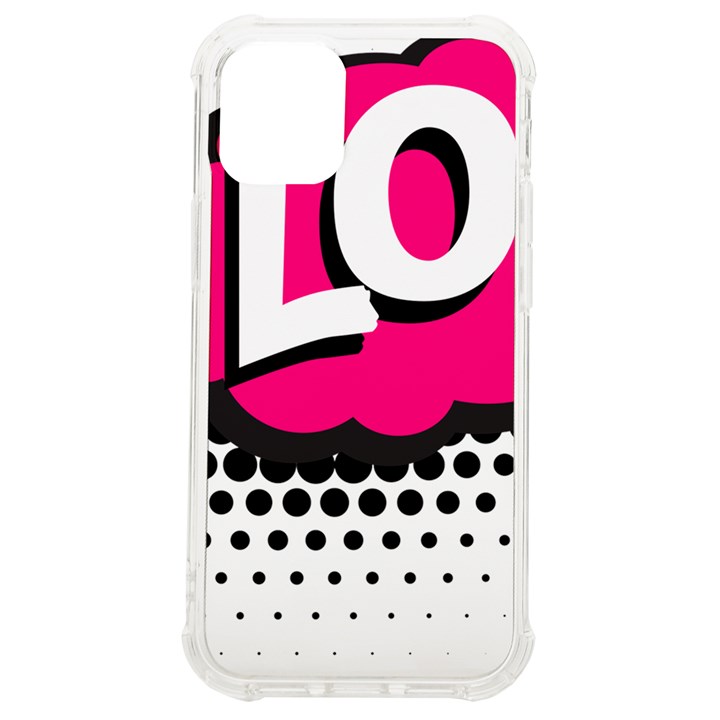 Lol-acronym-laugh-out-loud-laughing iPhone 12 mini TPU UV Print Case	