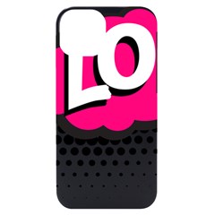 Lol-acronym-laugh-out-loud-laughing iPhone 14 Black UV Print Case