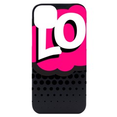 Lol-acronym-laugh-out-loud-laughing Iphone 14 Plus Black Uv Print Case by 99art