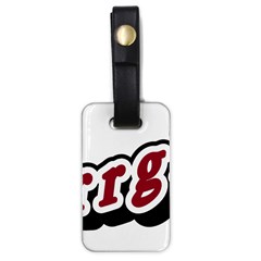 Comic-text-frustration-bother Luggage Tag (one Side) by 99art