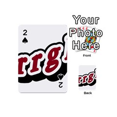 Comic-text-frustration-bother Playing Cards 54 Designs (mini) by 99art