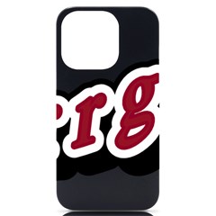 Comic-text-frustration-bother Iphone 14 Pro Black Uv Print Case by 99art