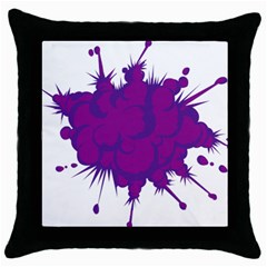 Explosion-firecracker-pyrotechnics Throw Pillow Case (black) by 99art