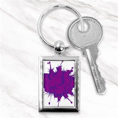 Explosion-firecracker-pyrotechnics Key Chain (rectangle) by 99art