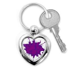 Explosion-firecracker-pyrotechnics Key Chain (heart) by 99art