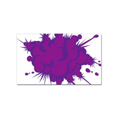 Explosion-firecracker-pyrotechnics Sticker (rectangular) by 99art