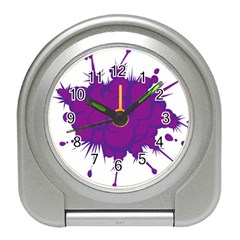 Explosion-firecracker-pyrotechnics Travel Alarm Clock by 99art