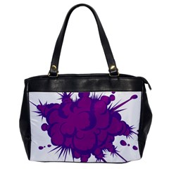 Explosion-firecracker-pyrotechnics Oversize Office Handbag by 99art