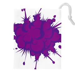 Explosion-firecracker-pyrotechnics Drawstring Pouch (4xl) by 99art