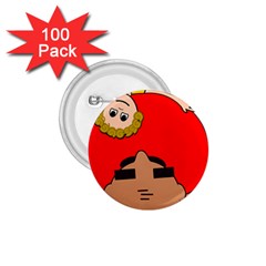 Comic-characters-grandfather 1 75  Buttons (100 Pack) 