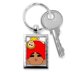 Comic-characters-grandfather Key Chain (rectangle) by 99art